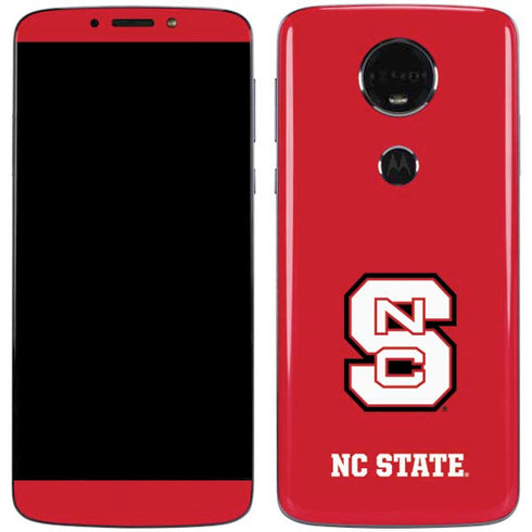 North Carolina State University Logo Red Moto E5 Plus Skin