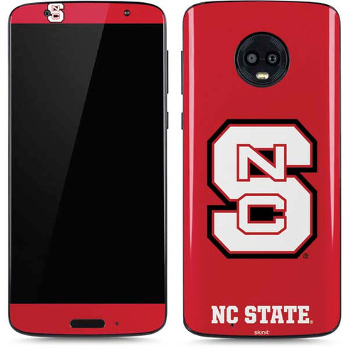 North Carolina State University Logo Red Moto G6 Skin