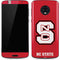 North Carolina State University Logo Red Moto G6 Skin