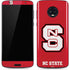 North Carolina State University Logo Red Moto G6 Skin