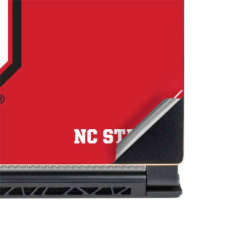 North Carolina State University Logo Red MSI GS65 Stealth Laptop Skin