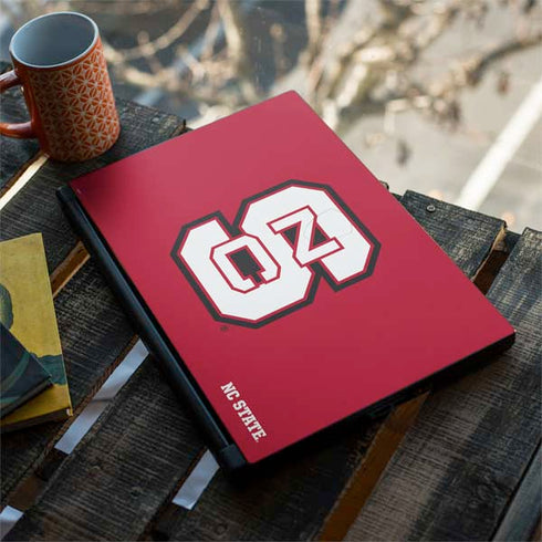 North Carolina State University Logo Red MSI GS65 Stealth Laptop Skin