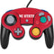 North Carolina State University Logo Red Nintendo GameCube Controller Skin