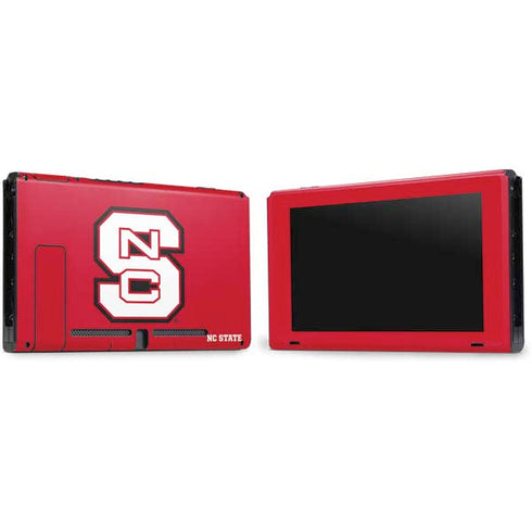 North Carolina State University Logo Red Nintendo Switch Bundle Skin