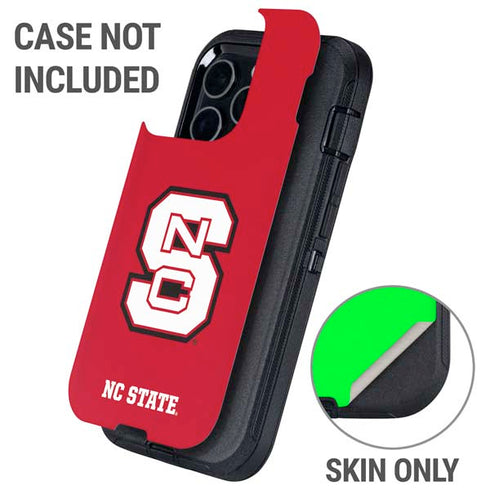 North Carolina State University Logo Red Otterbox Defender iPhone Skin