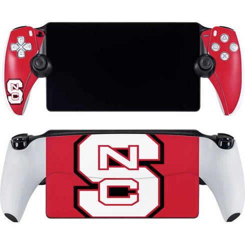 North Carolina State University Logo Red PlayStation Portal Remote Player Skin