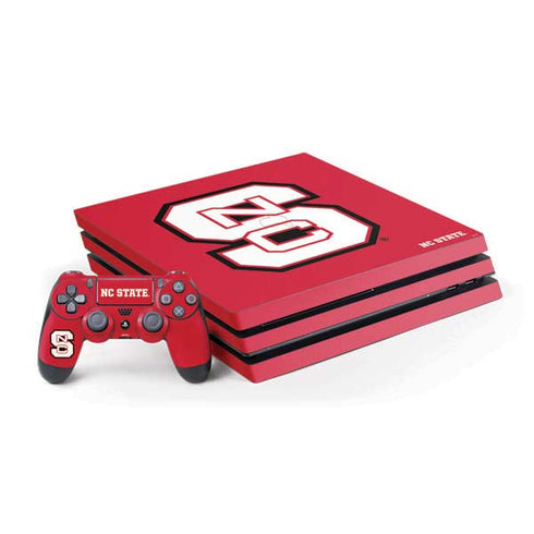 North Carolina State University Logo Red PS4 Pro Bundle Skin