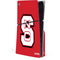 North Carolina State University Logo Red PS5 Slim Disk Console Skin