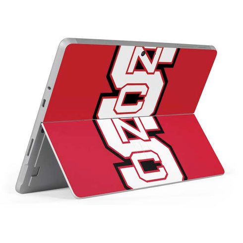 North Carolina State University Logo Red Surface Go Skin