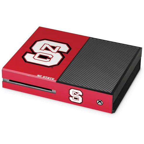 North Carolina State University Logo Red Xbox One Console Skin