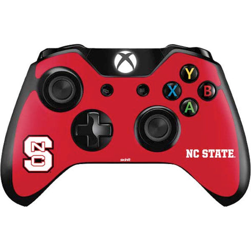North Carolina State University Logo Red Xbox One Controller Skin