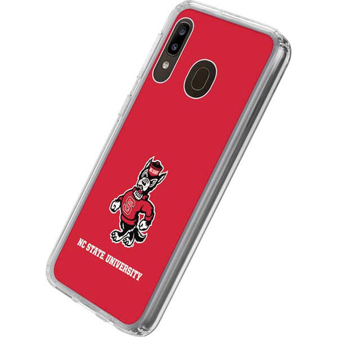 North Carolina State University Wolfpack Galaxy A20 Clear Case