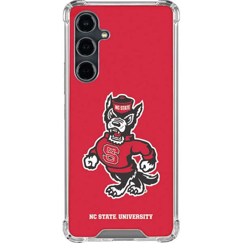 North Carolina State University Wolfpack Galaxy S23 FE Clear Case
