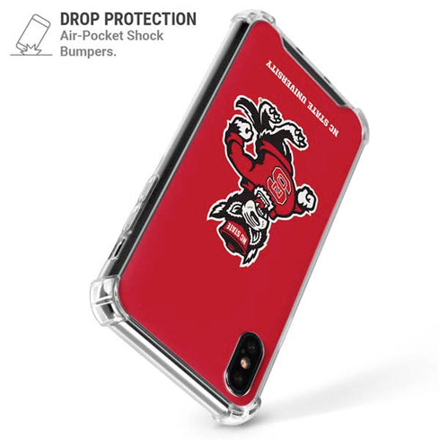 North Carolina State University Wolfpack iPhone XS Max Clear Case
