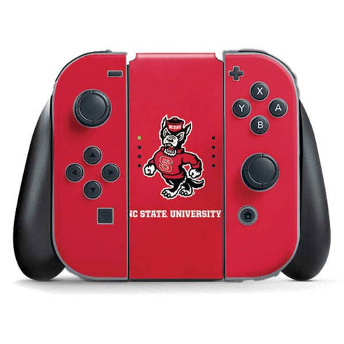 North Carolina State University Wolfpack Nintendo Switch (2017-2021) Joy-Con Controller Skin
