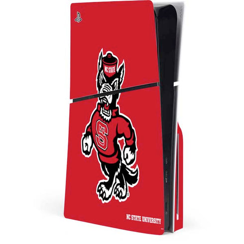 North Carolina State University Wolfpack PS5 Slim Disk Console Skin