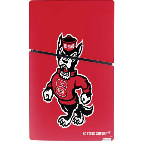 North Carolina State University Wolfpack PS5 Slim Digital Edition Bundle Skin