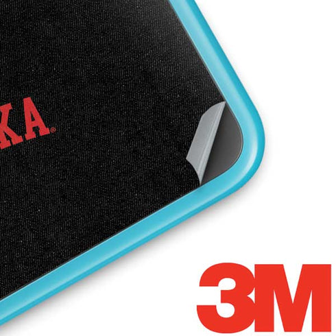 University of Nebraska Collegiate Text Black Nintendo 2DS XL (2017) Skin