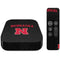 University of Nebraska Collegiate Text Black Apple TV Skin