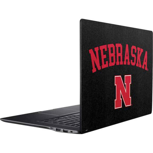 University of Nebraska Collegiate Text Black Ativ Book 9 (15.6in 2014) Skin