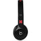 University of Nebraska Collegiate Text Black Beats Solo 2 Wired Skin