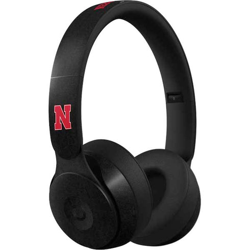 University of Nebraska Collegiate Text Black Beats Solo Pro Skin