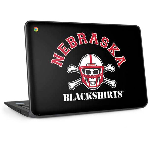 University of Nebraska Blackshirts HP Chromebook Skin
