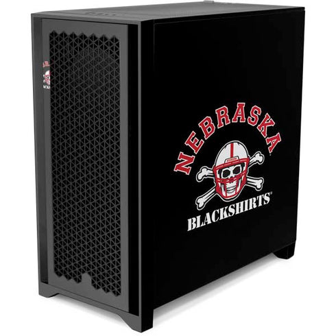 University of Nebraska Blackshirts Corsair 4000D Tempered Glass Mid-Tower ATX Case Skin