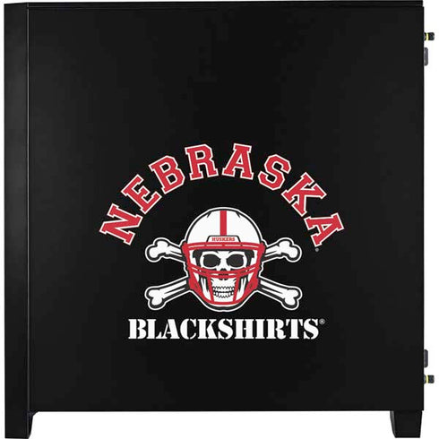 University of Nebraska Blackshirts Corsair 4000D Tempered Glass Mid-Tower ATX Case Skin