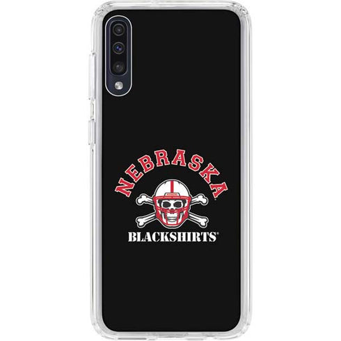 University of Nebraska Blackshirts Galaxy A50 Clear Case