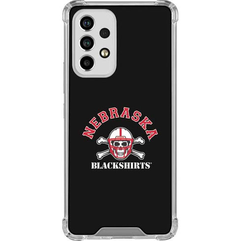 University of Nebraska Blackshirts Galaxy A53 5G Clear Case