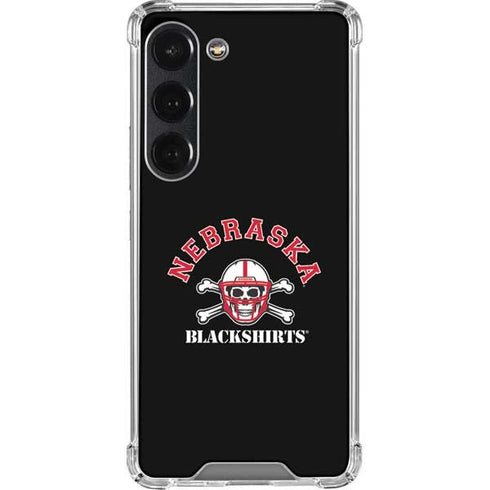 University of Nebraska Blackshirts Galaxy S23 Clear Case
