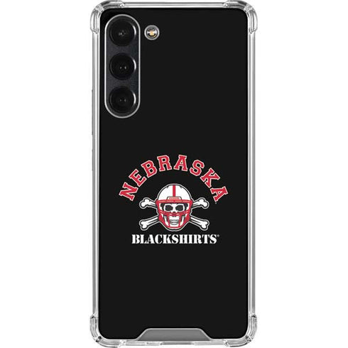 University of Nebraska Blackshirts Galaxy S23 Plus Clear Case