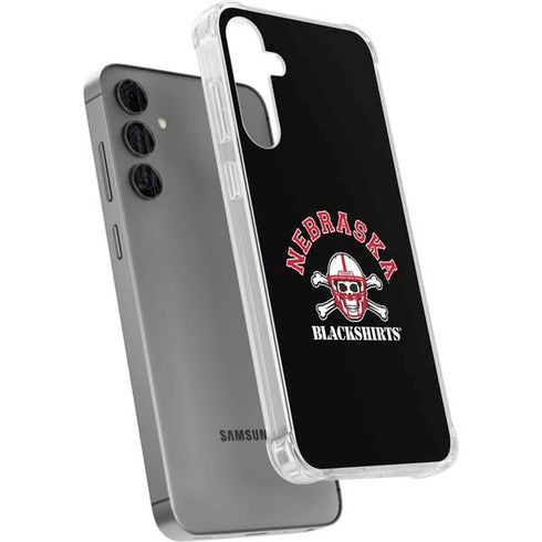 University of Nebraska Blackshirts Galaxy S24 Plus Clear Case