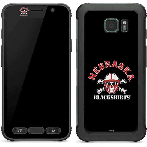 University of Nebraska Blackshirts Galaxy S7 Active Skin