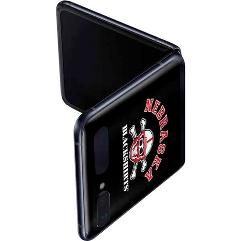University of Nebraska Blackshirts Galaxy Z Flip Skin