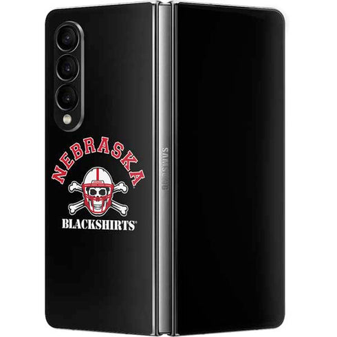 University of Nebraska Blackshirts Galaxy Z Fold4 5G Skin