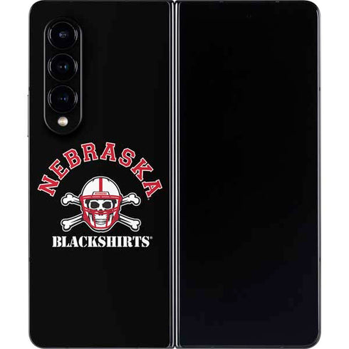 University of Nebraska Blackshirts Galaxy Z Fold4 5G Skin