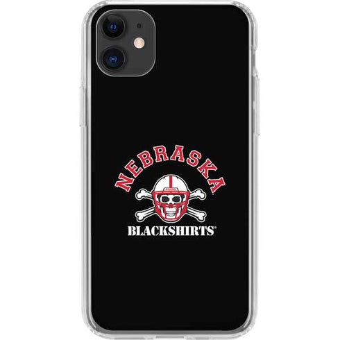 University of Nebraska Blackshirts iPhone 11 Clear Case