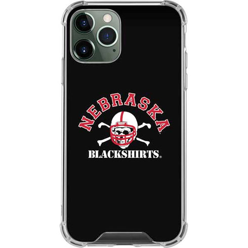 University of Nebraska Blackshirts iPhone 11 Pro Max Clear Case