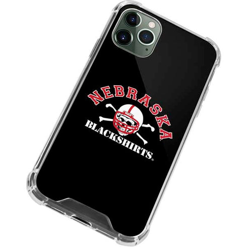 University of Nebraska Blackshirts iPhone 11 Pro Max Clear Case