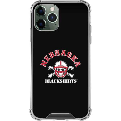 University of Nebraska Blackshirts iPhone 12 Pro Clear Case