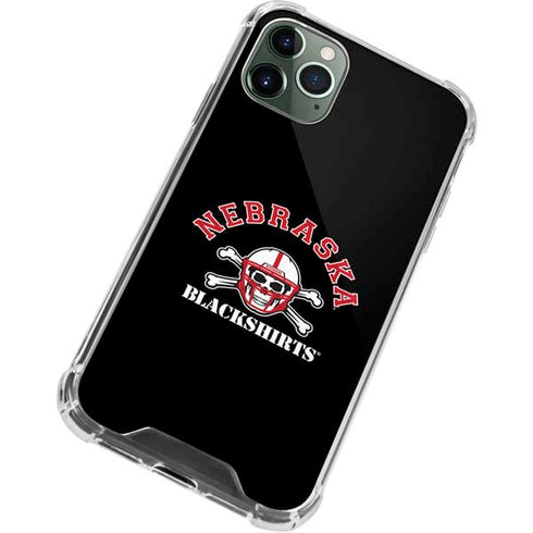 University of Nebraska Blackshirts iPhone 12 Pro Clear Case