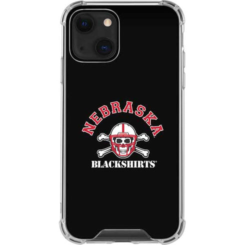 University of Nebraska Blackshirts iPhone 13 Mini Clear Case