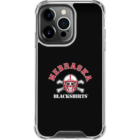 University of Nebraska Blackshirts iPhone 14 Pro Clear Case