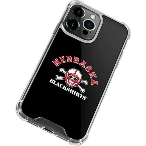 University of Nebraska Blackshirts iPhone 14 Pro Clear Case