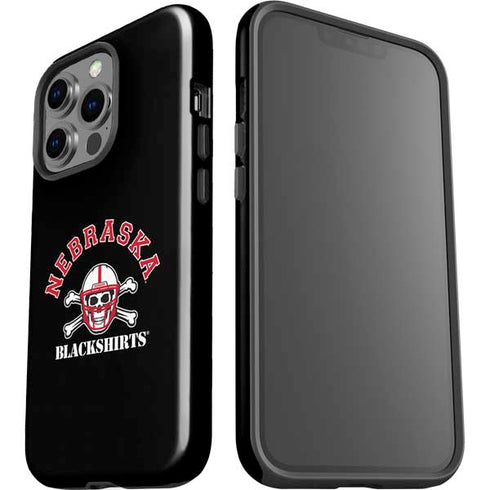 University of Nebraska Blackshirts iPhone 14 Pro Impact Case