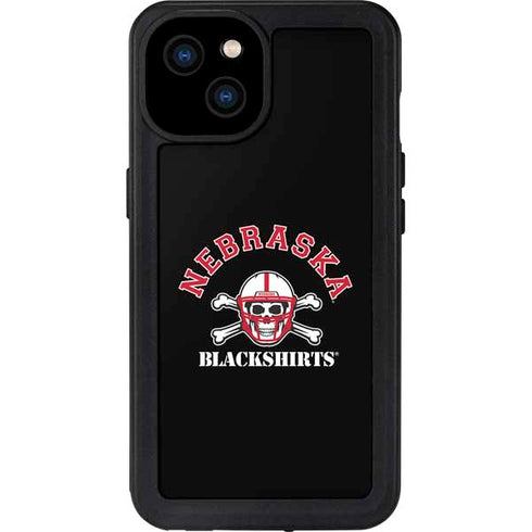 University of Nebraska Blackshirts iPhone 15 Plus Waterproof Case