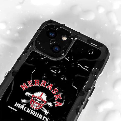 University of Nebraska Blackshirts iPhone 15 Plus Waterproof Case