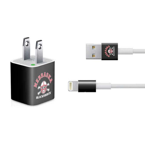 University of Nebraska Blackshirts iPhone Charger (5W USB) Skin